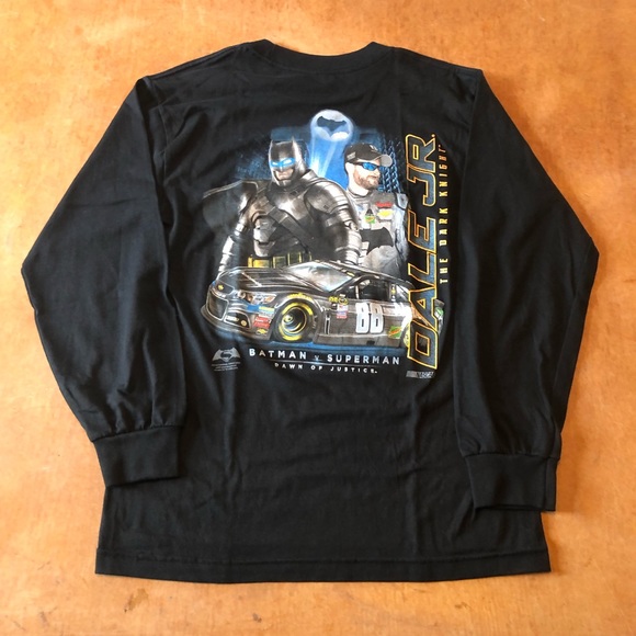 NASCAR x Batman Dale Earnhardt JR. Collaboration Long Sleeve Shirt - Picture 2 of 2